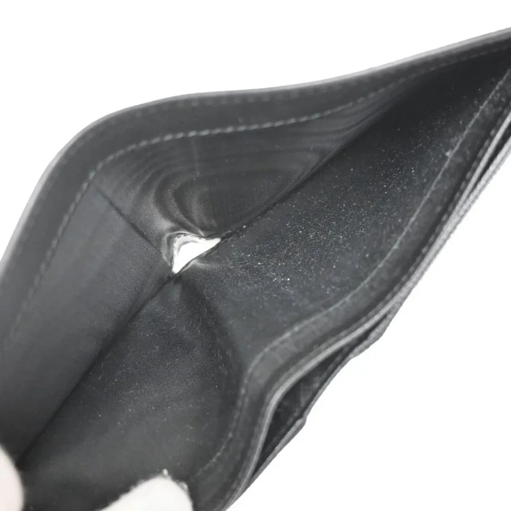 PRADA Logo Bifold Wallet Purse Saffiano Leather Nero Black 218-082825 - Picture 12 of 16