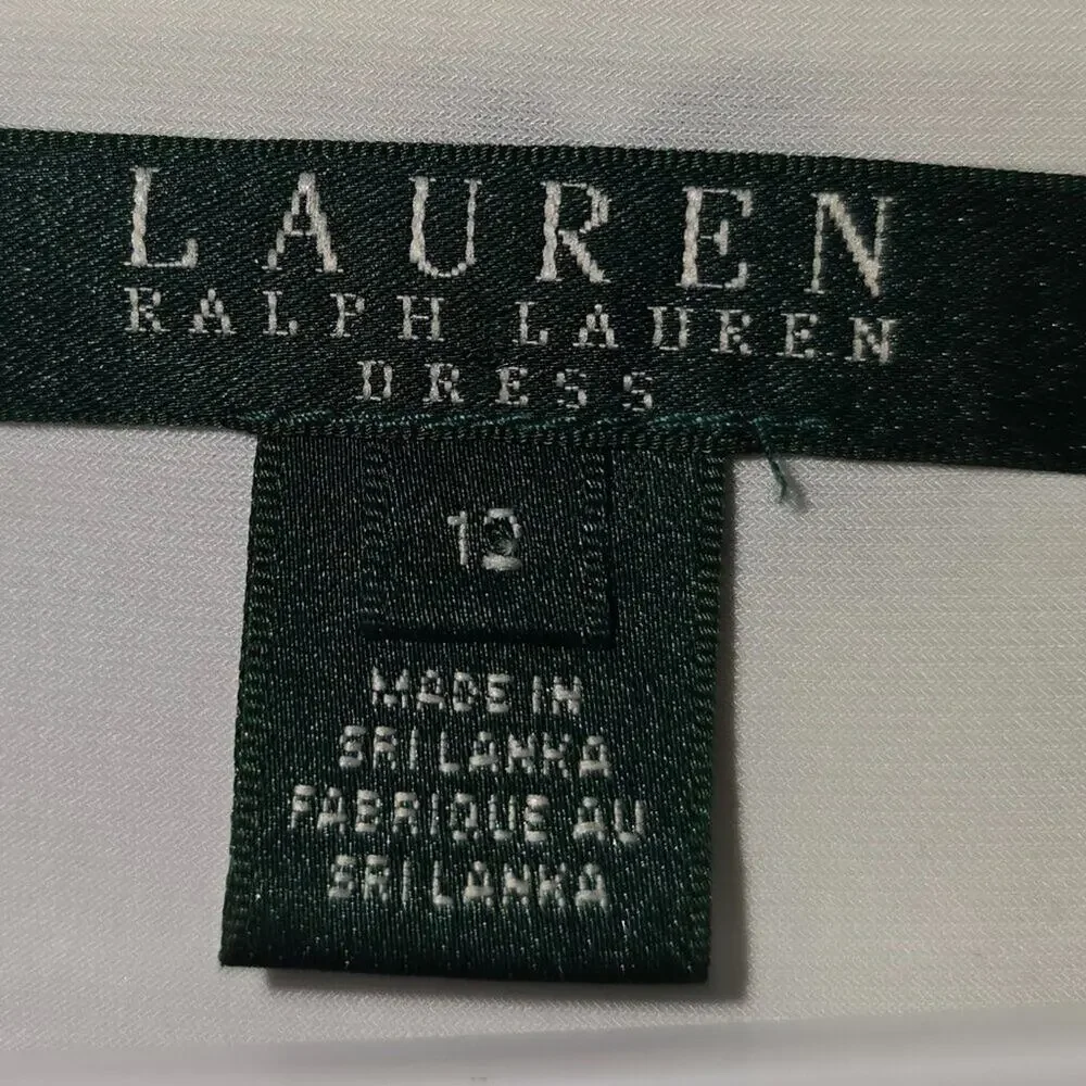 Lauren Ralph Lauren Green Label Birdsong Floral Fitted Dress 12 - Picture 7 of 12
