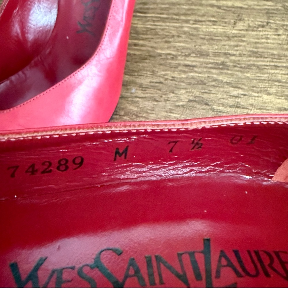 Yves Saint Laurent Vibrant Pink Heels - Picture 12 of 14