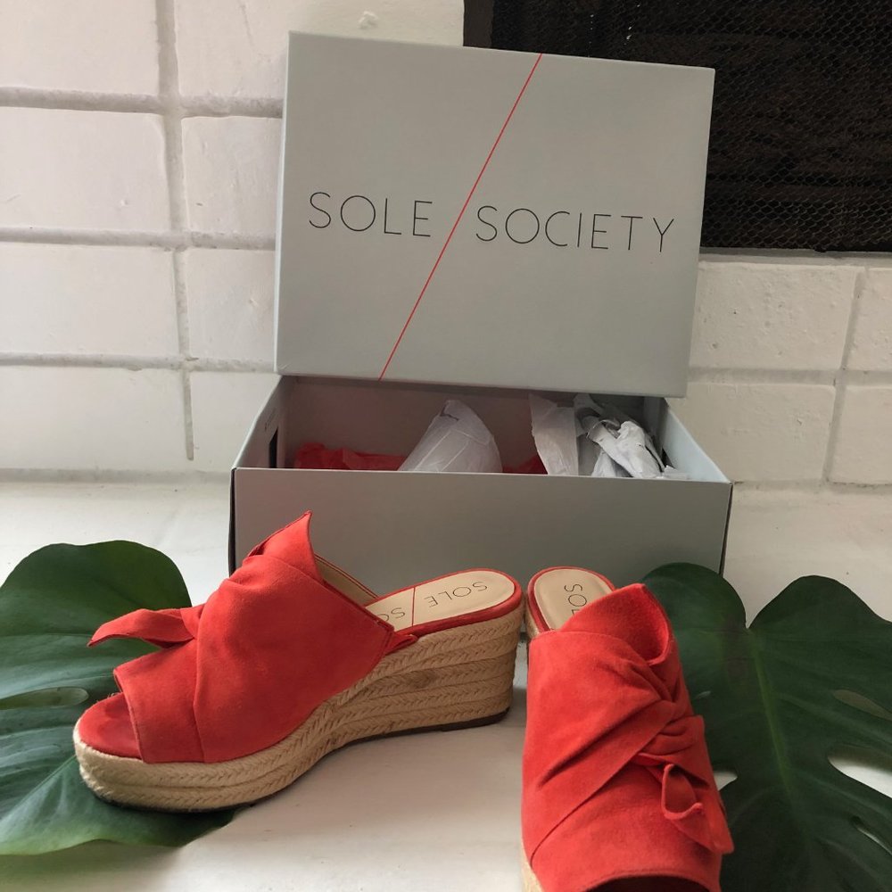 SOLE SOCIETY Carima Esparadrille Wedge - Picture 3 of 10