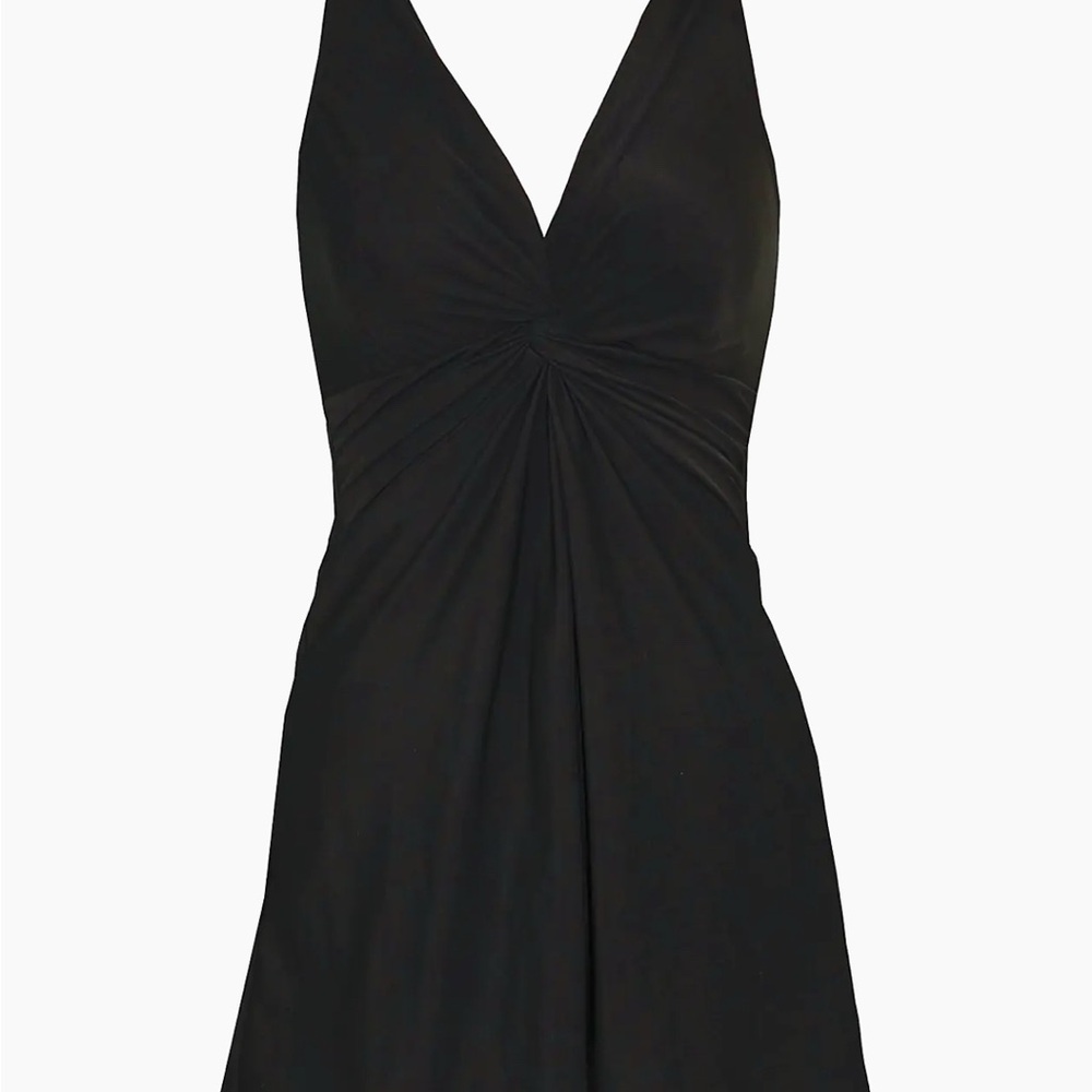 Miraclesuit Black One-Piece Swimdress Swimsuit