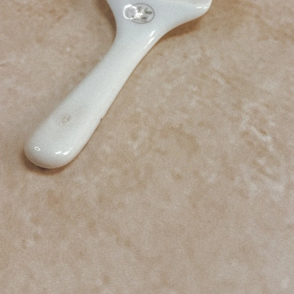 Floral Hand Painted Porcelain Cake Server Andrea by Sadek - Picture 4 of 4