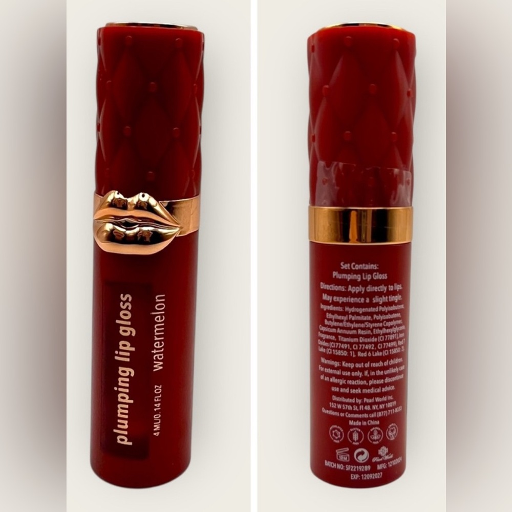 Plumping Lip Gloss - Watermelon Red