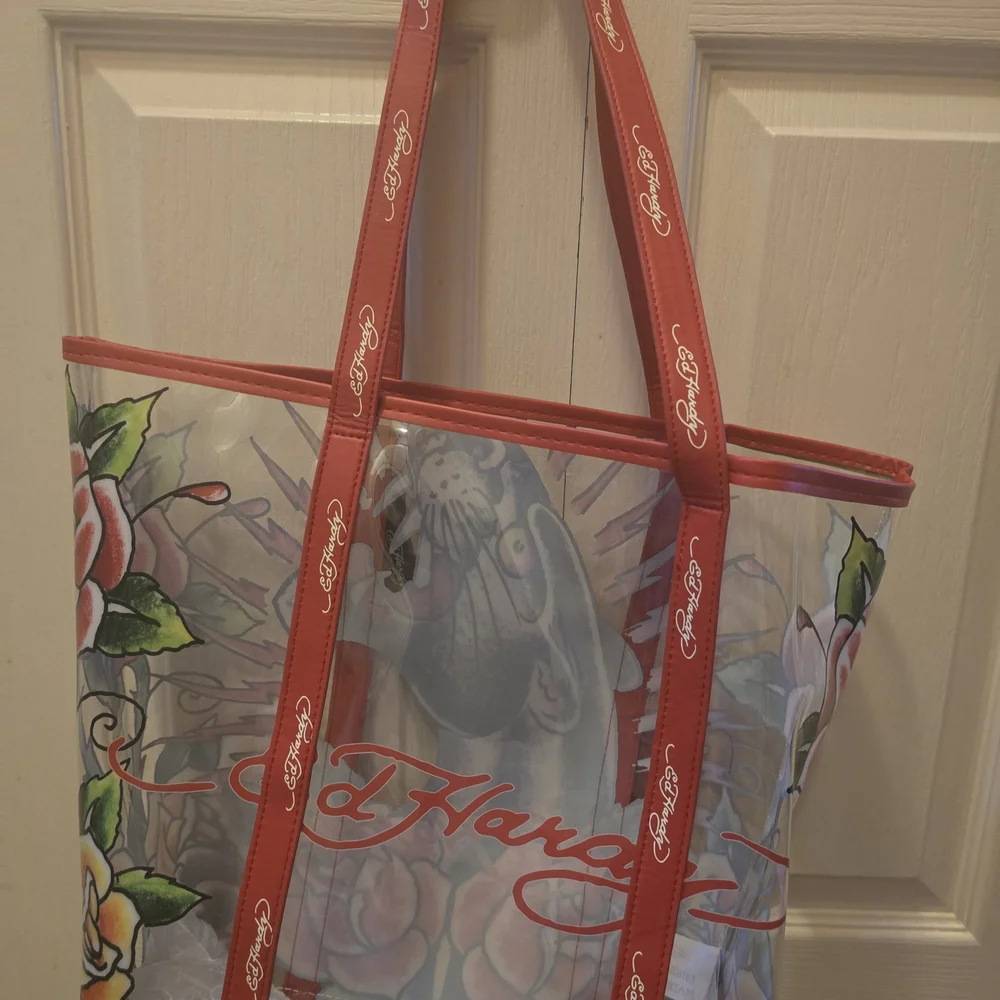 Ed Hardy Multicolor Graphic Tote - Picture 4 of 5