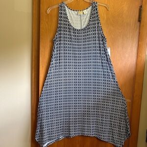 C&C California Black and White Geometric Dress NWOT