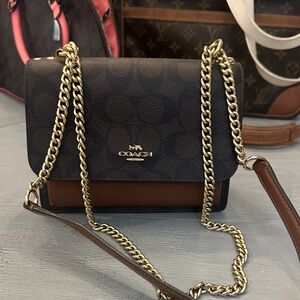 Coach Klare Crossbody with Gold Chain