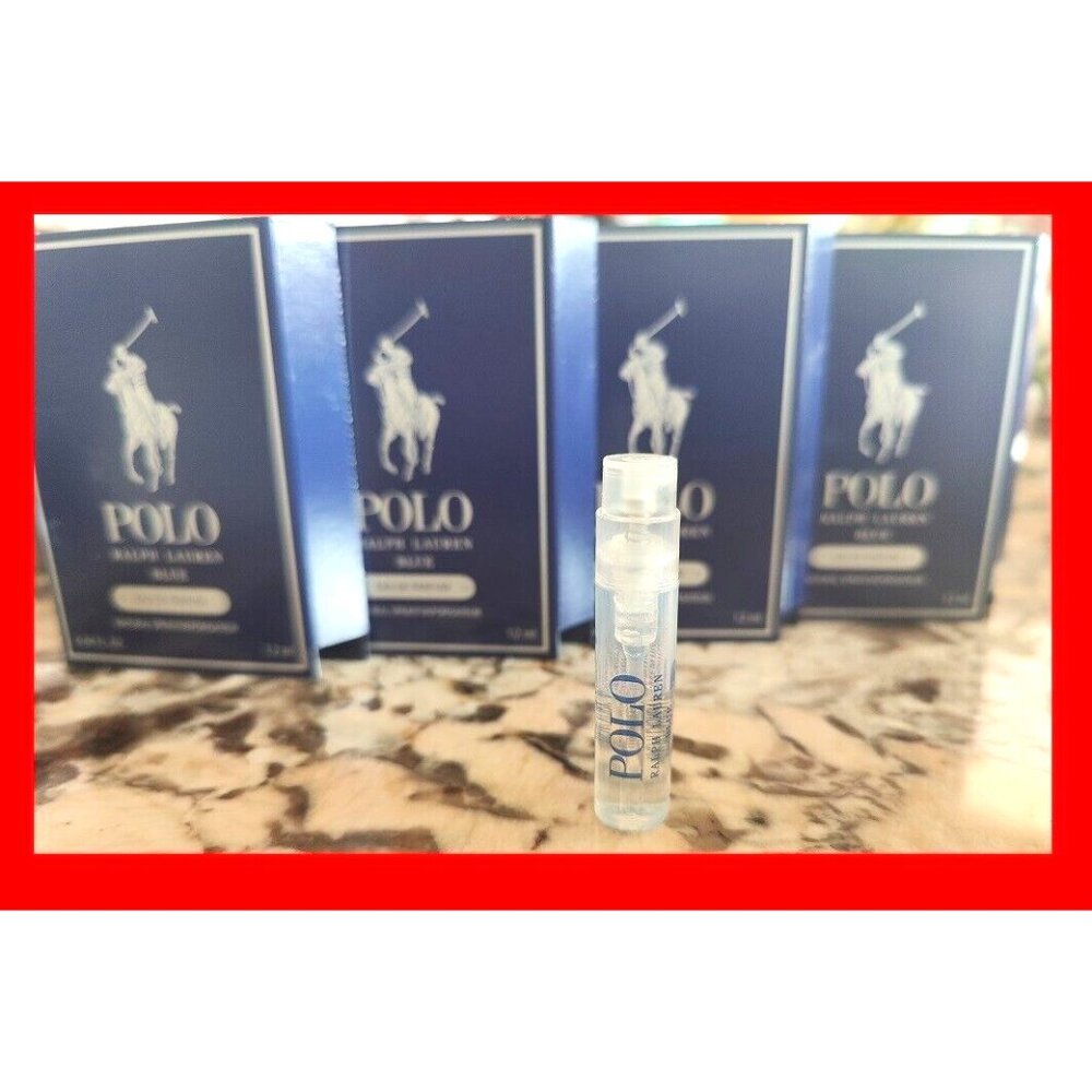 Ralph Lauren POLO BLUE eau de parfum Men's Cologne SAMPLE Sprays 4 x .04oz