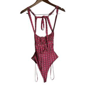 Urban Outfitters Pink Patterned Swimsuit