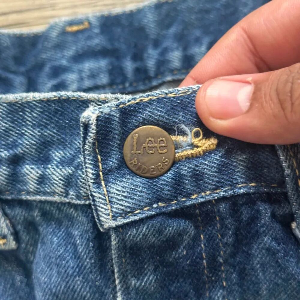 Vintage 70s Lee Riders Denim Jeans Size 30X27 - Picture 7 of 8