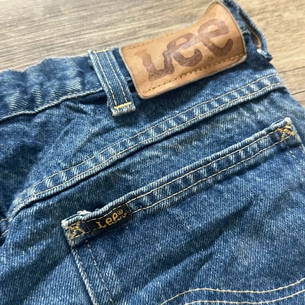 Vintage 70s Lee Riders Denim Jeans Size 30X27 - Picture 3 of 8