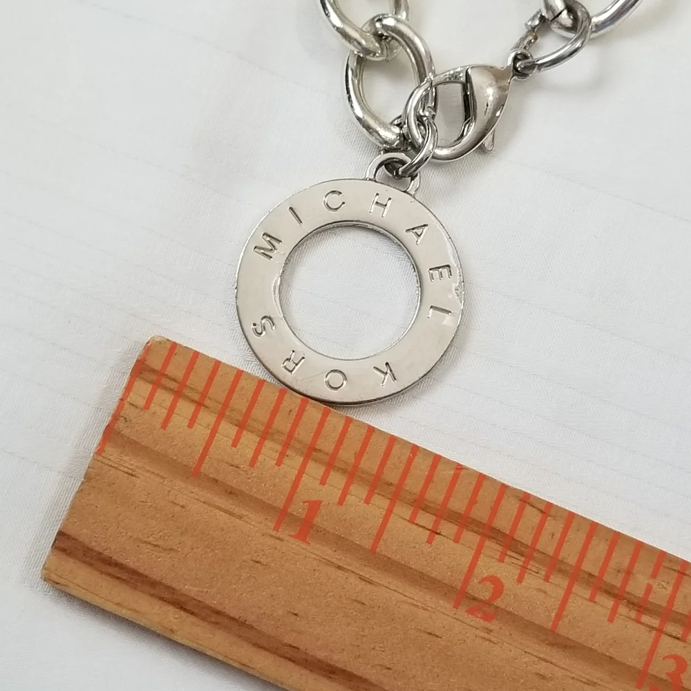 Michael Kors Silver Charm Bracelet - Picture 3 of 5