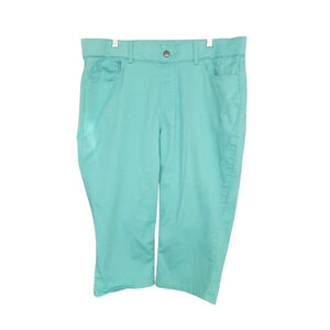 Riders by Lee Capri Size 18 Misses. Mint Green. EUC