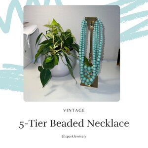 5-Tier Beaded Necklace