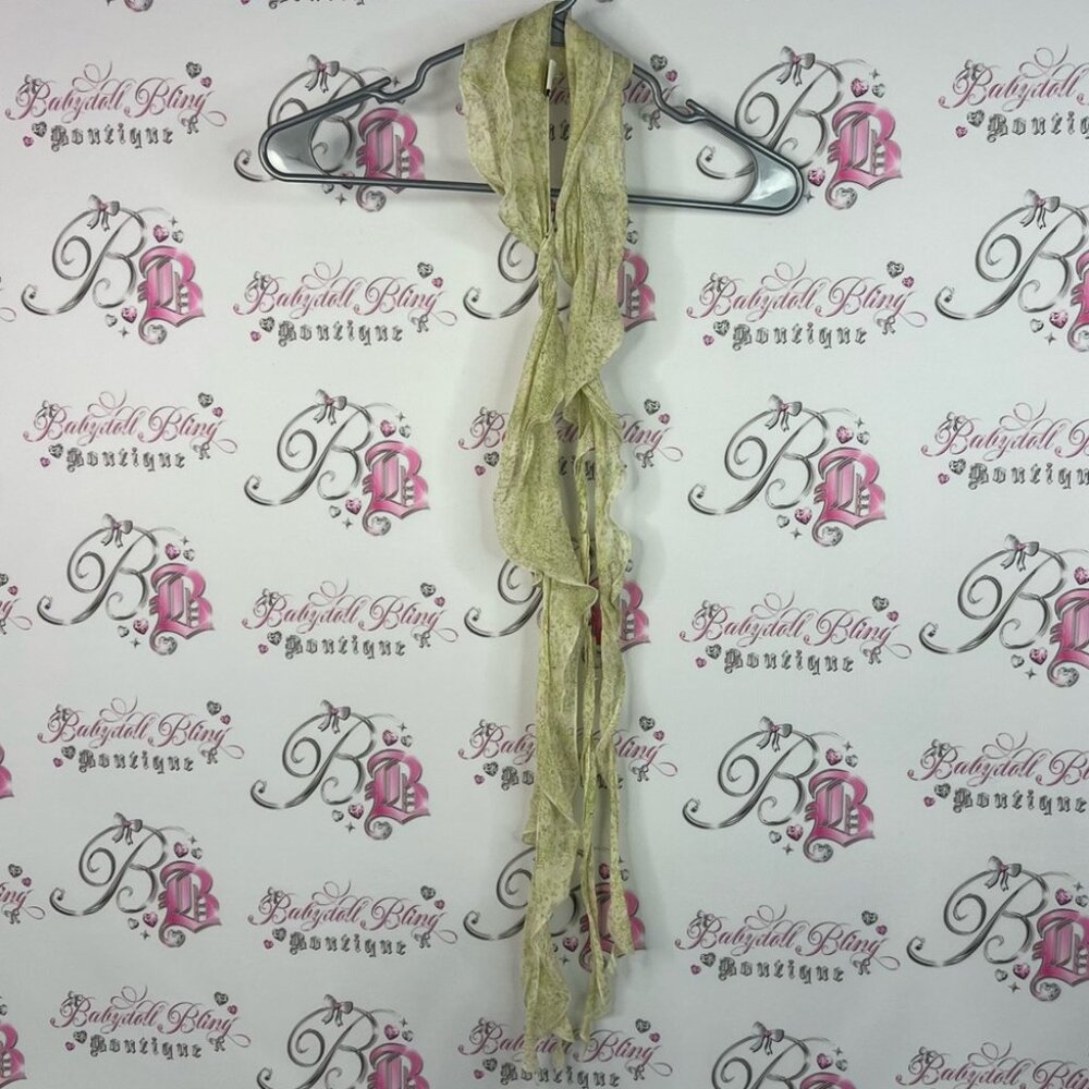 J.Jill Scarf 100% silk Elegant Cream Scarf floral light green purple pink