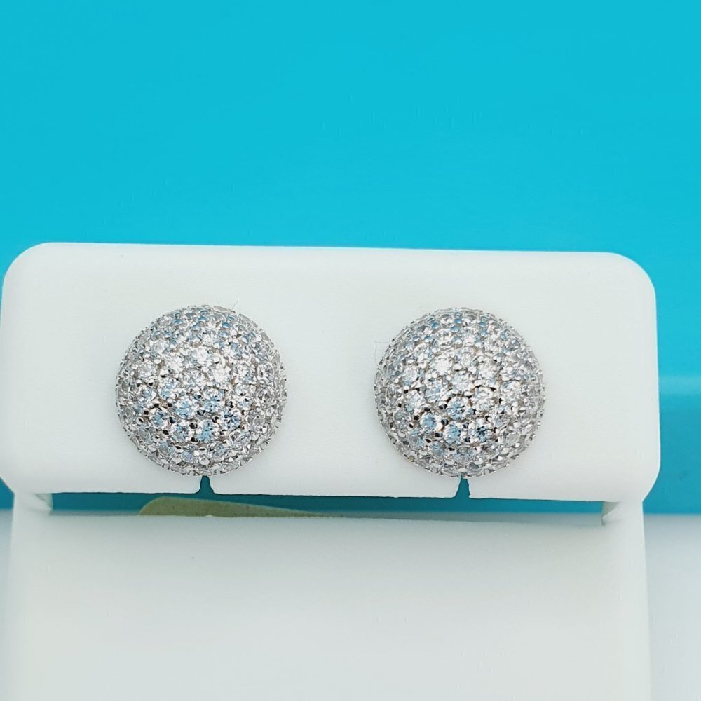 "925 Sterling Silver CZ Beautiful Earrings for Women, 1USPAR4174
