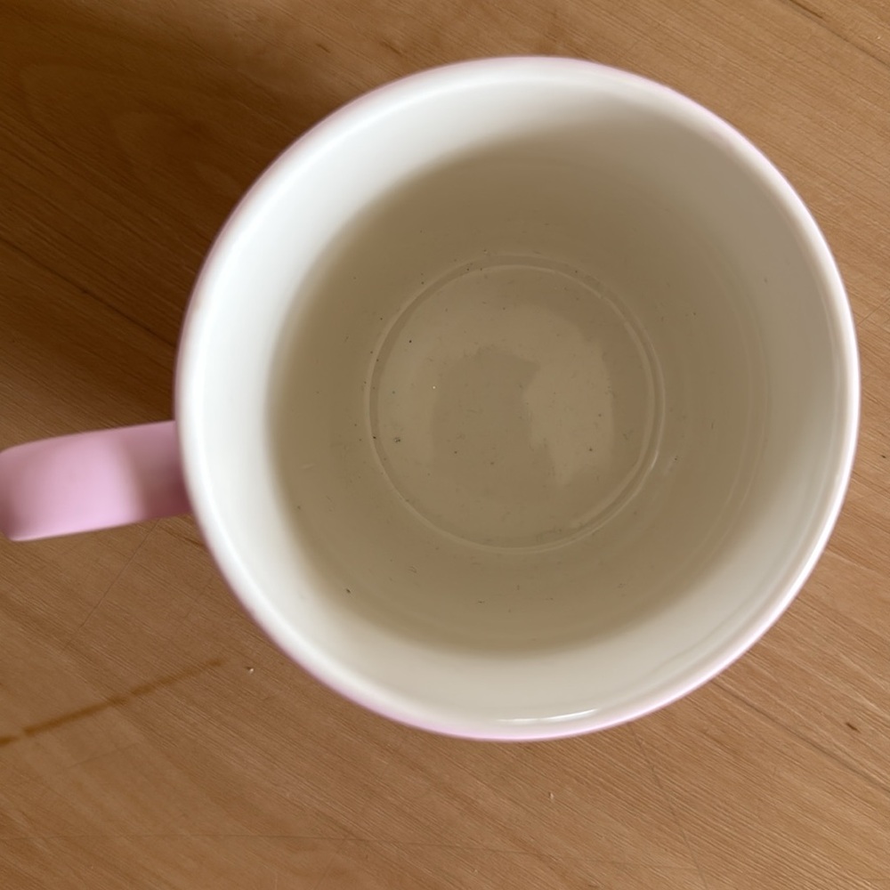 PEPPERMINT & PINE HAND PAINTED CERAMIC GHOST MUG PINK - Picture 5 of 8