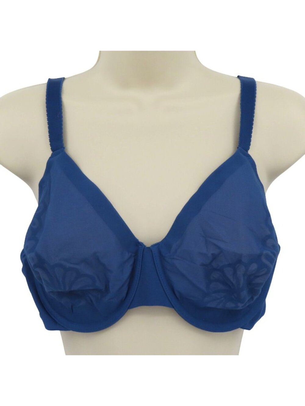 Bali 40C Bra 6563 Beauty Lift Gravity Defying Full Figure Underwire Purple Blue