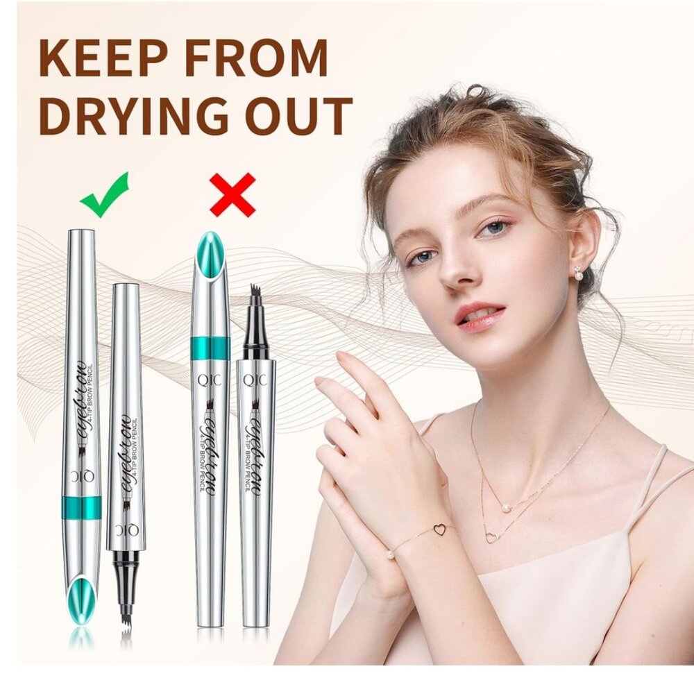 3 QIC Dark Brown Eyebrow Microblading Pens - Picture 3 of 7