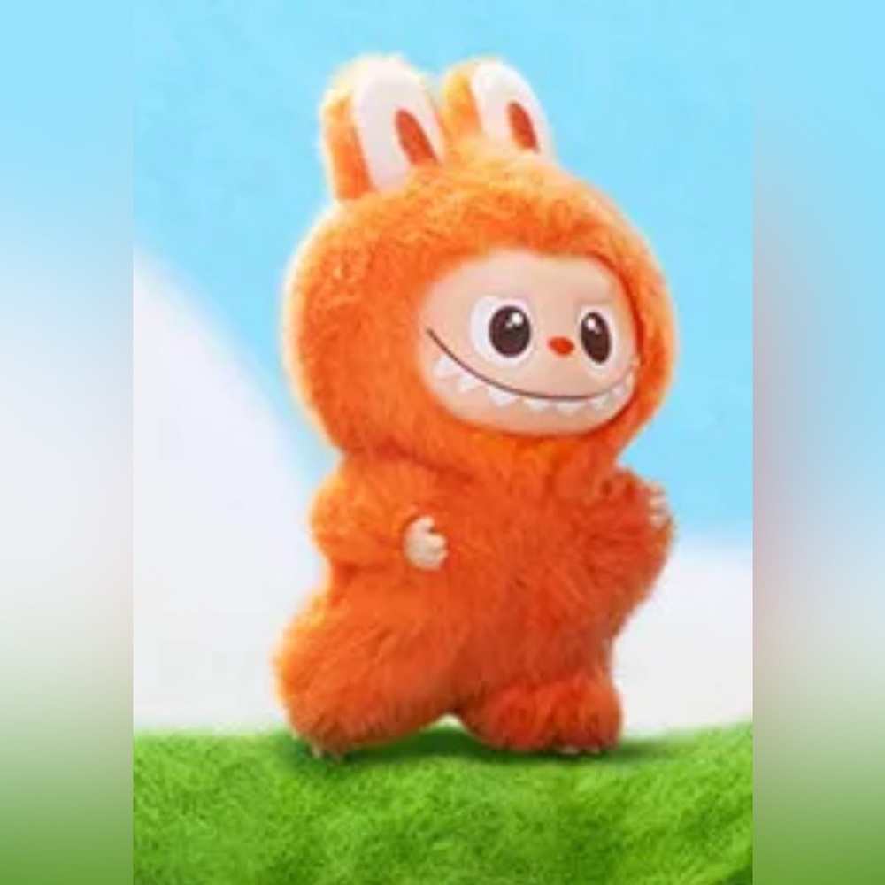 POP MART The Monsters Pin For Love Labubu - Z (Orange)