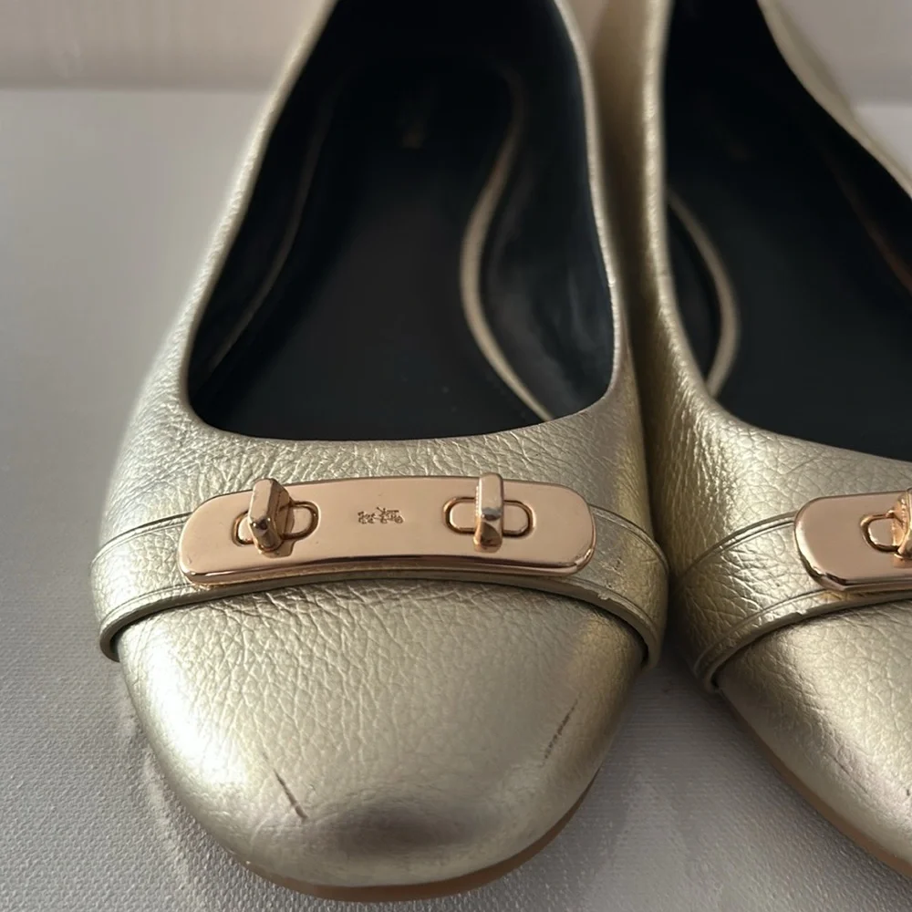 Coach Pre-Loved Merilyn Ballet Flats - Size 11 - Picture 2 of 11