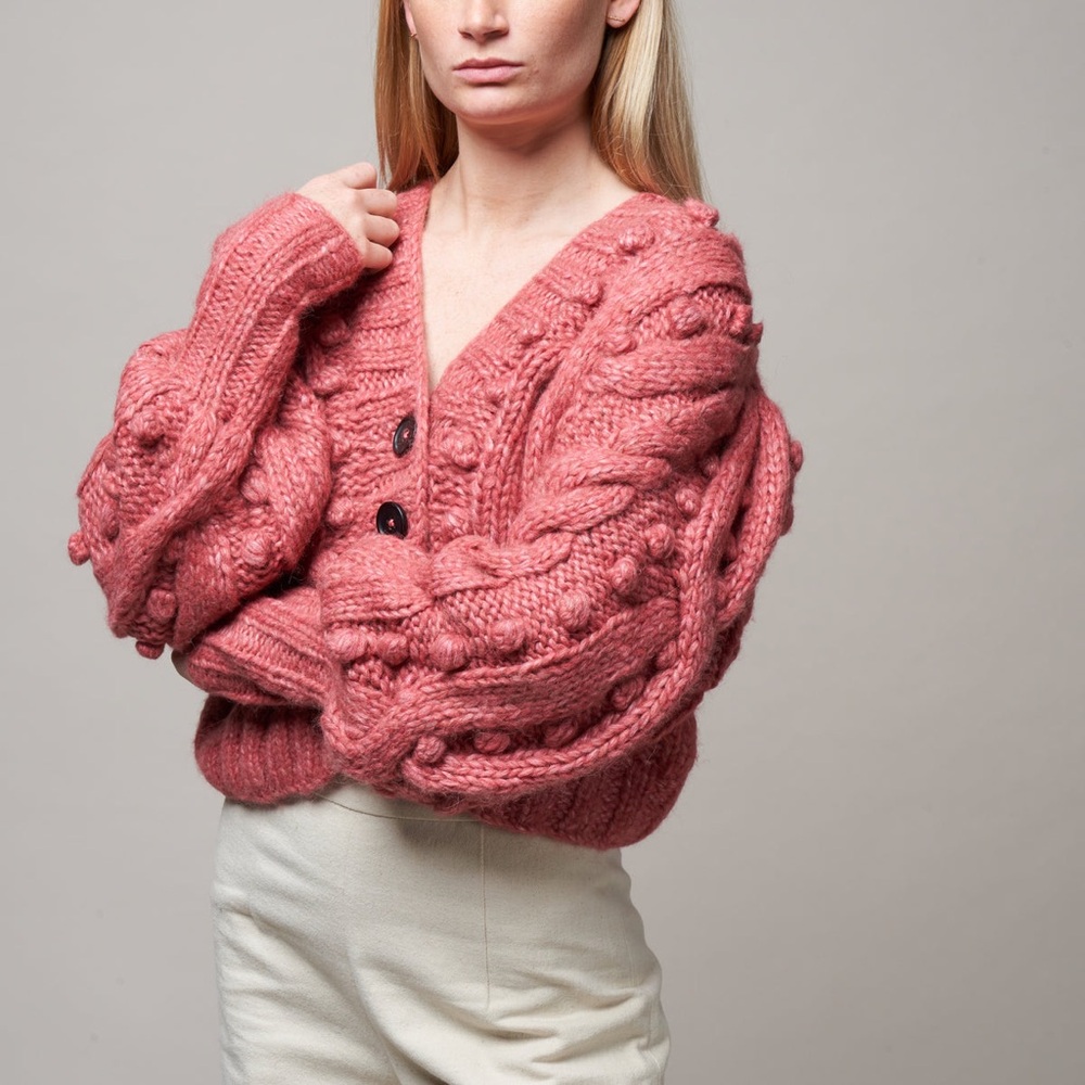 SEA nyc Chunky Knit Pink Sweater