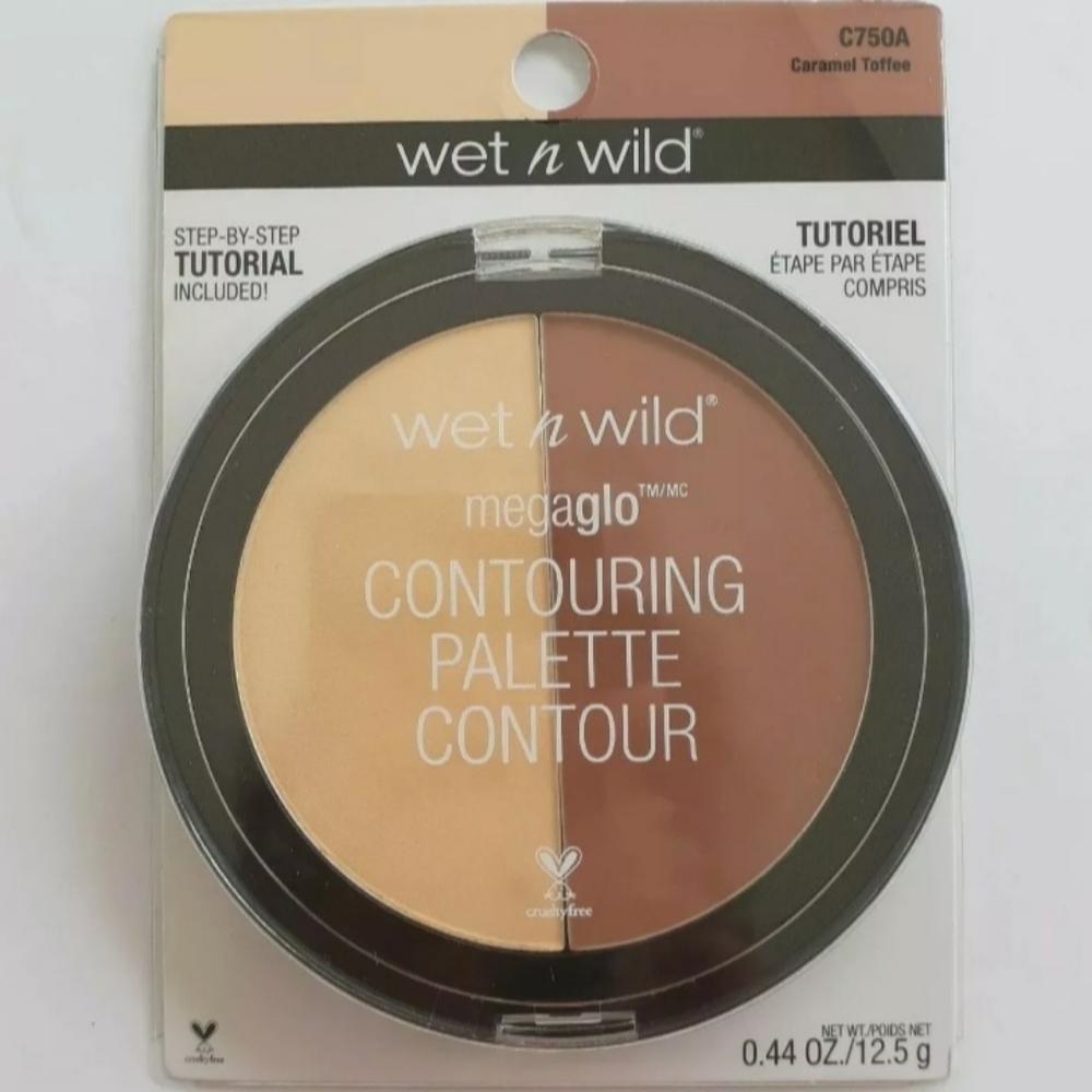 2/$20 Wet n Wild Mega Glo Contouring Palette Contour C750A CARAMEL TOFFEE 0.44Oz