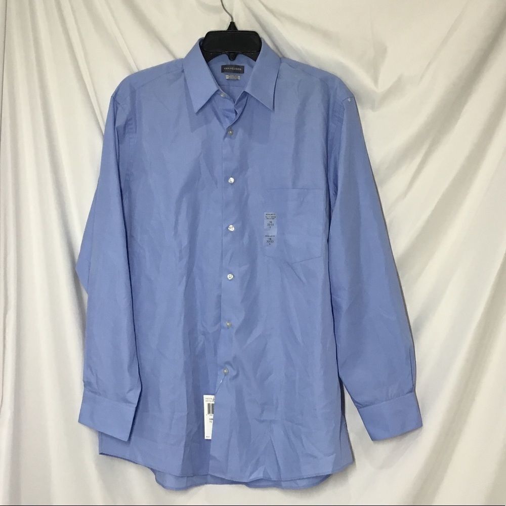 Van Heusen Regular Fit Wrinkle Free Dress Shirt C5
