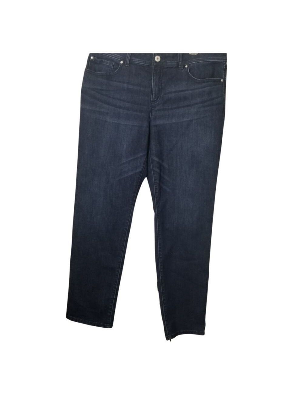 🆕️INC Straight Leg with Slimming PanelWomen's Jeans.  C1b2-15 - Picture 2 of 4