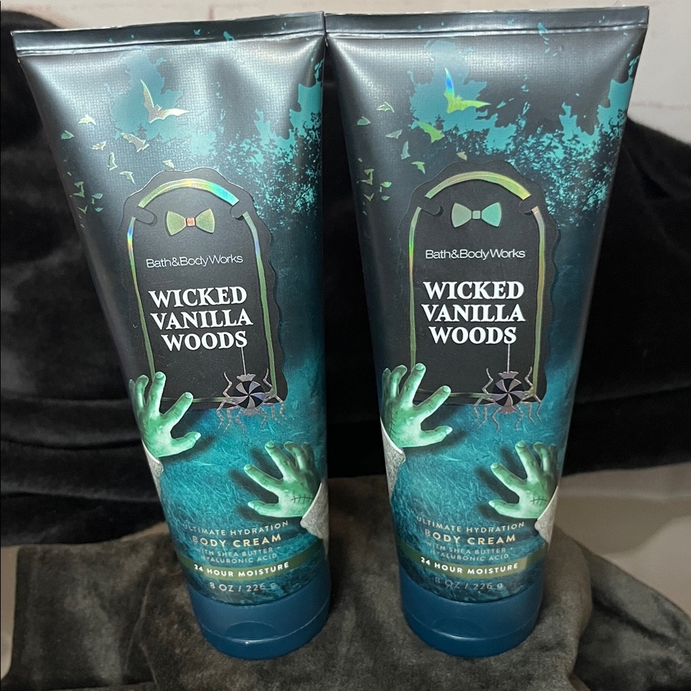 New Wicked Vanilla Woods Body Cream From Bath & body Works x2 Bundle 8oz each