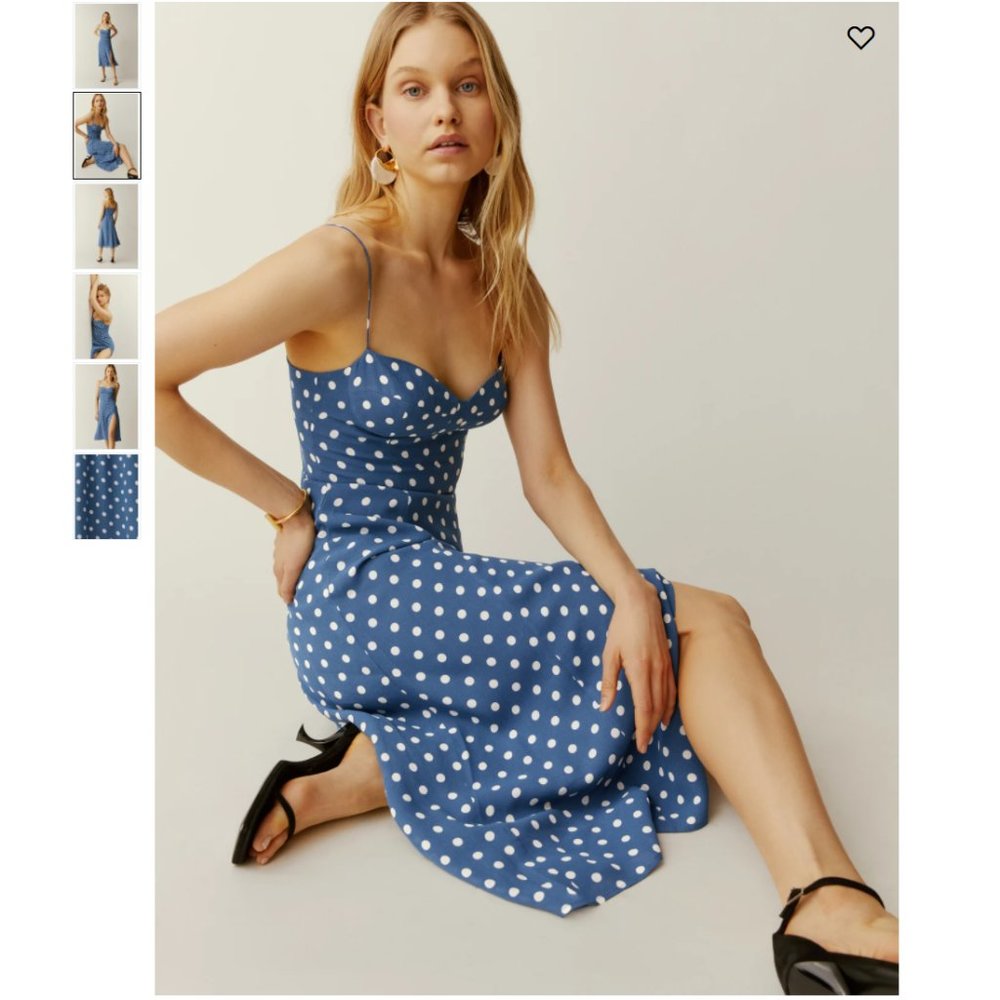 Reformation Juliette Dress - Lazuli