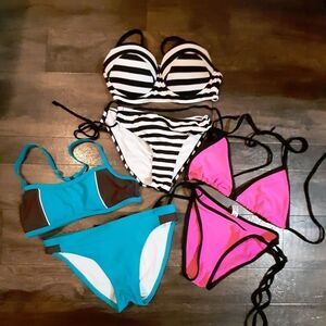 Xhilaration Magellan sabree lot of 3 bikini swim