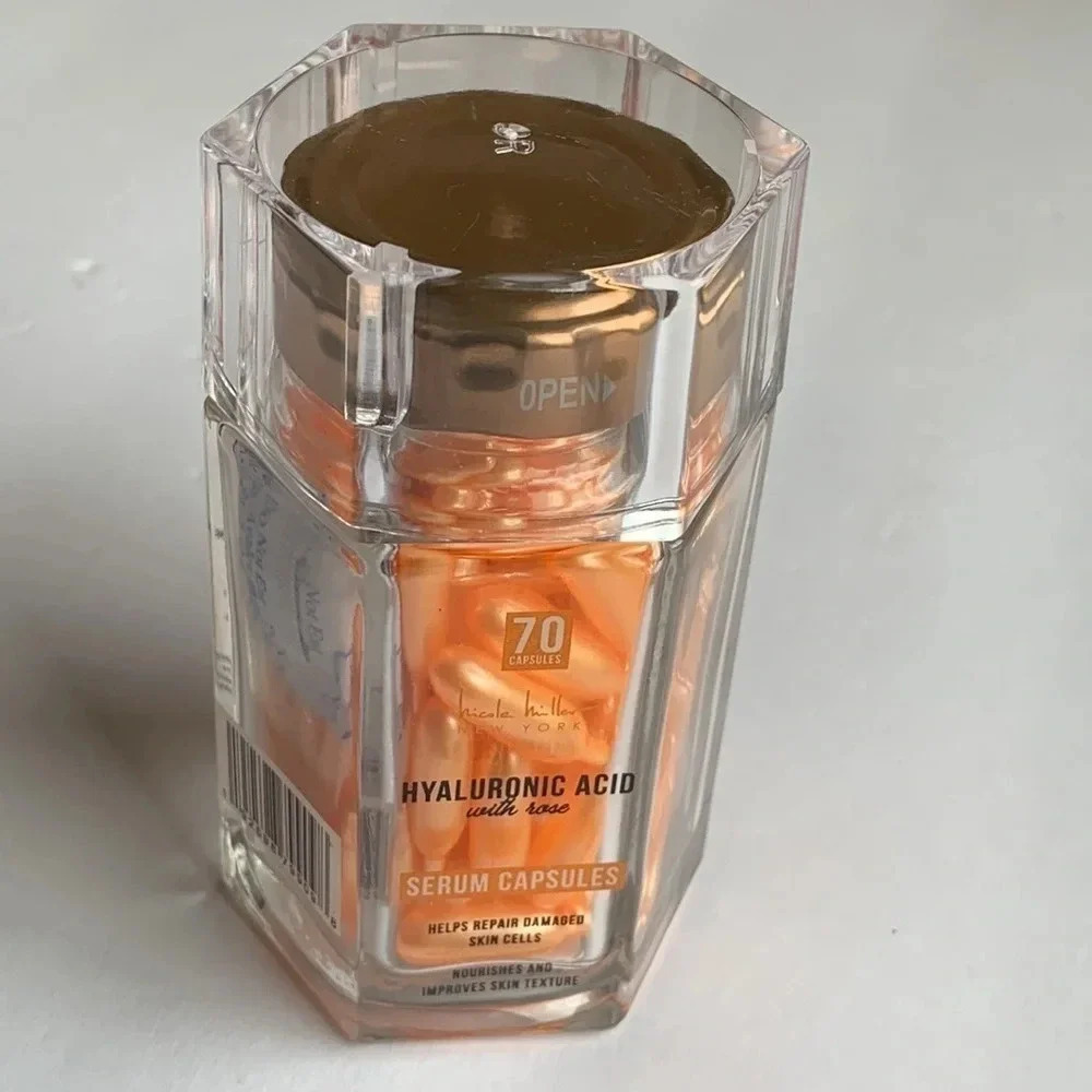 🔥sale🔥Nicole Miller Cell Repair Serum Hyaluronic Acid Capsules New