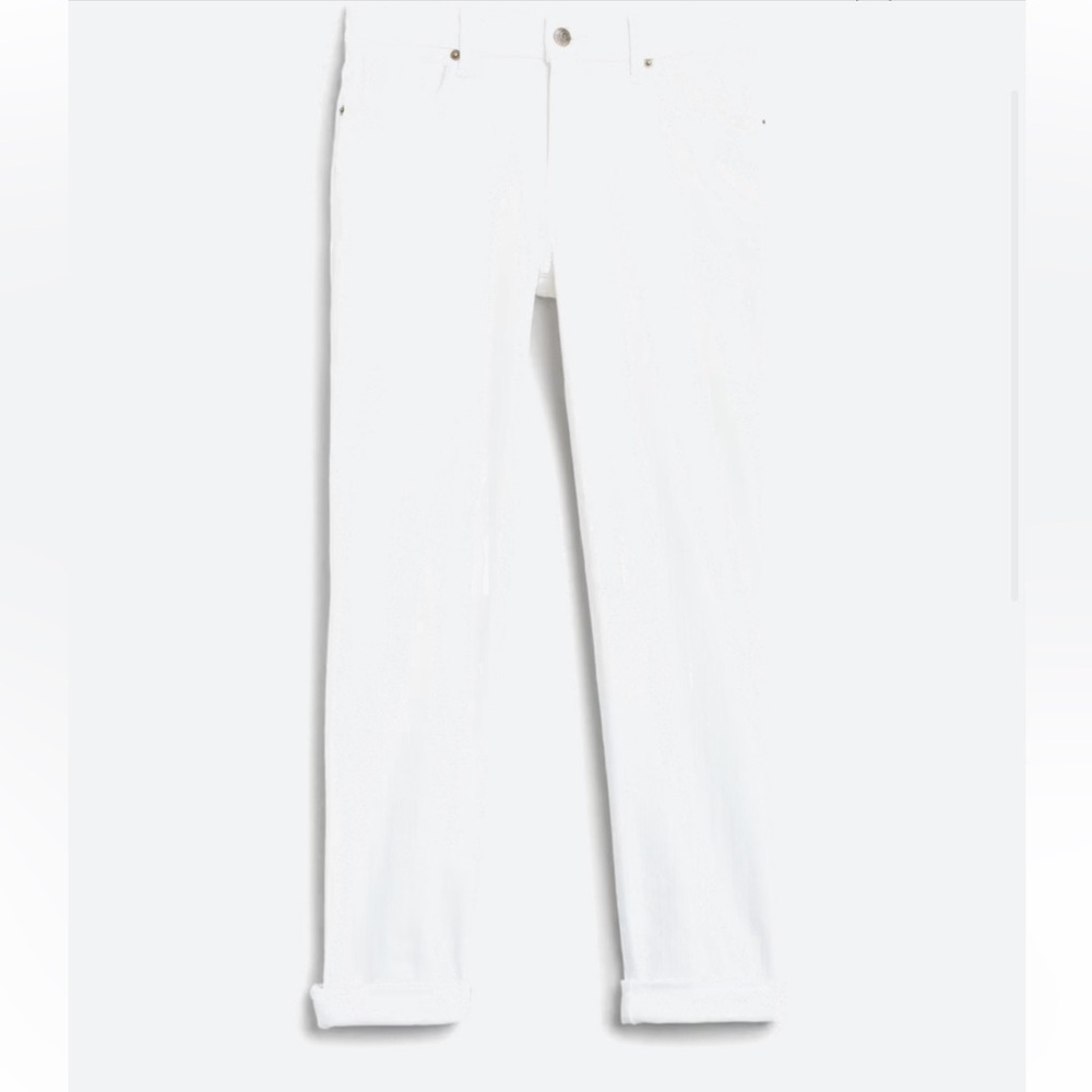 🤍 COSMIC BLUE LOVE White Boyfriend Jean | Sz 25 | 2 - Picture 4 of 11