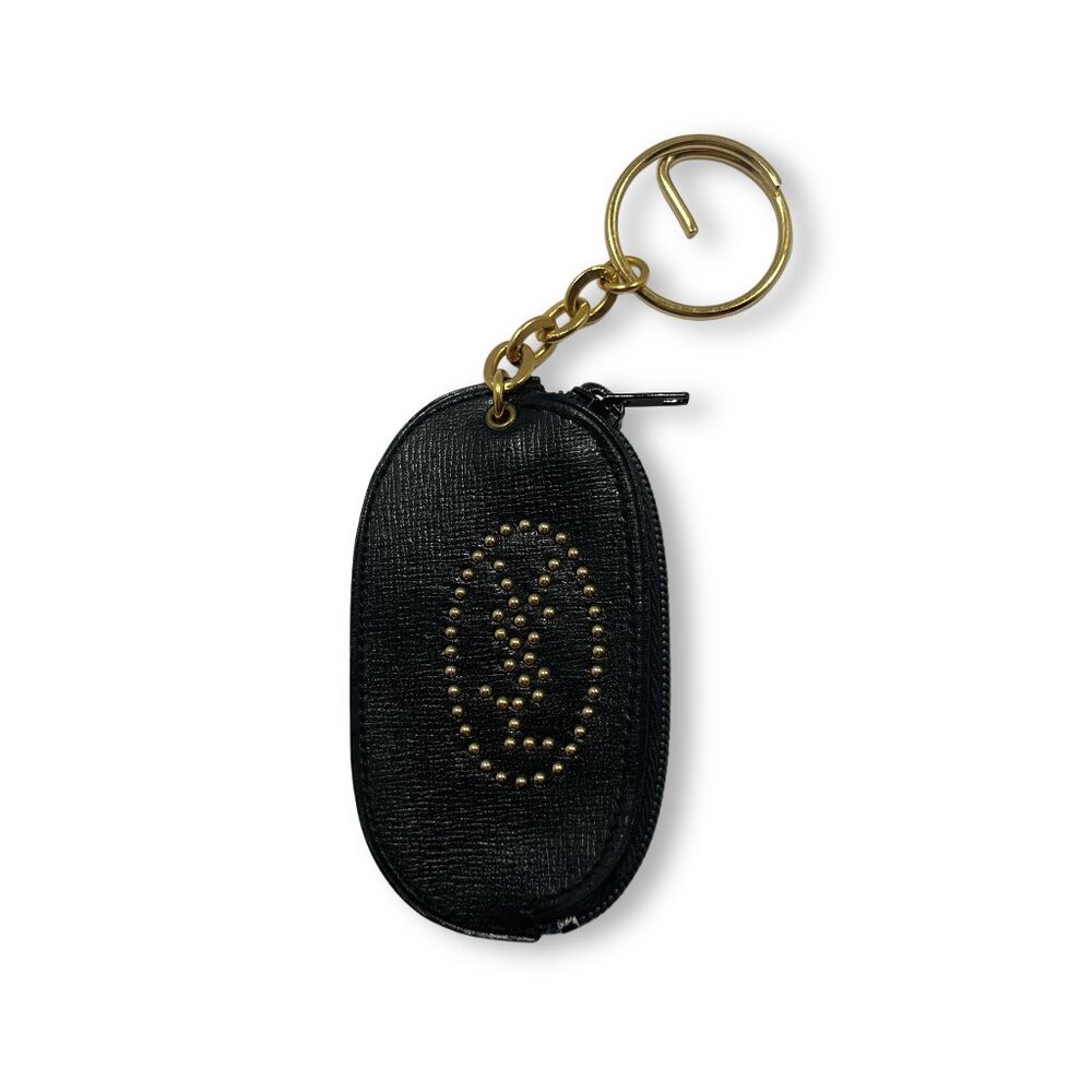 Rare YSL Studded Coin Pouch Keychain