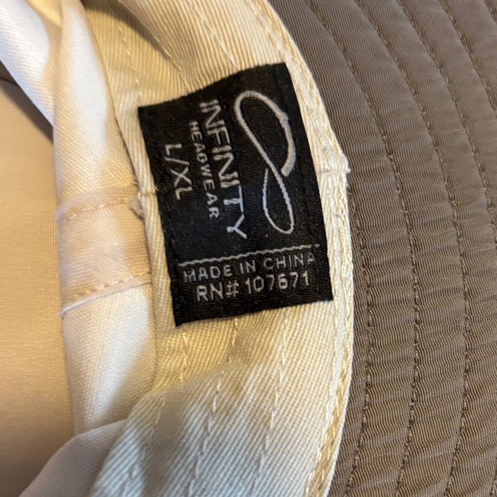 INFINITY Cream Wide-Brim Hat - Picture 3 of 10