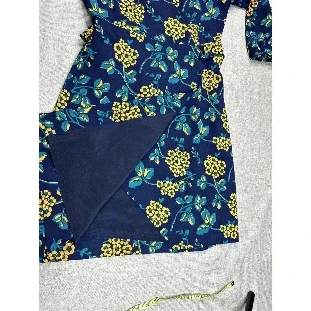 J. Crew Factory Blue Floral Mini Dress - Picture 8 of 13