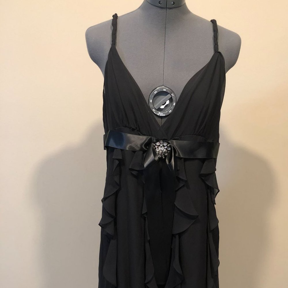 BCBG Genration Silk Chiffon Dress
