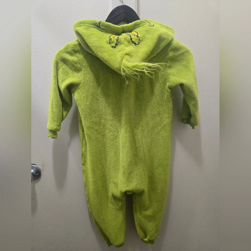 Dr. Seuss Lime Green Kids Footie - Picture 2 of 10