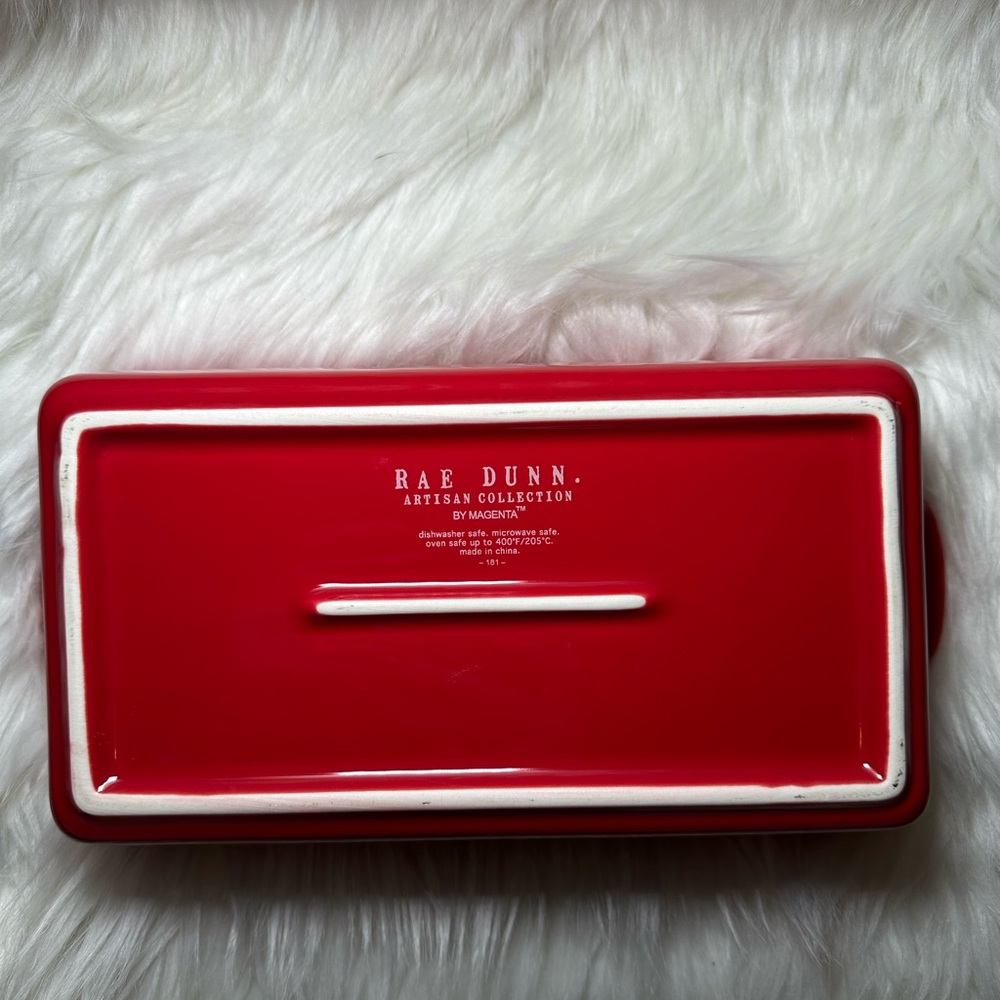 Rae Dunn Homemade Red Bread Pan Baking Dish - Picture 3 of 3