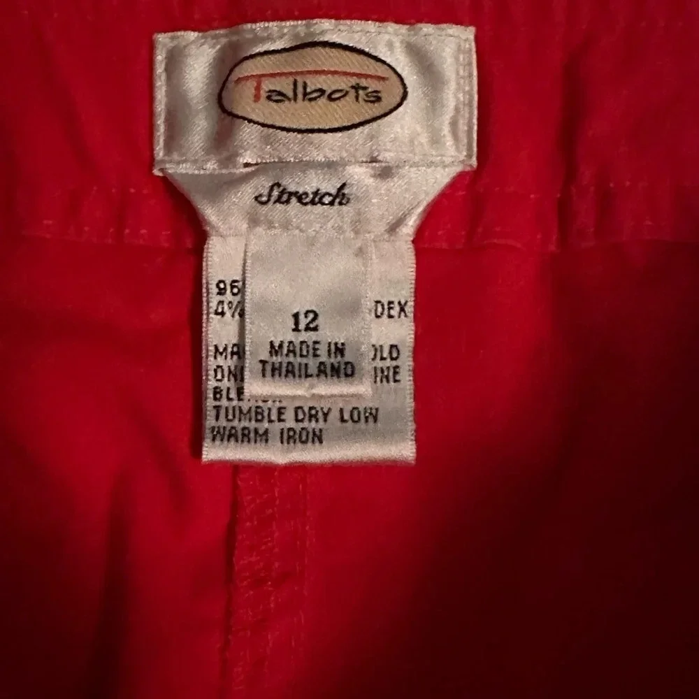 Talbots cropped pants, size 12 - Picture 3 of 4