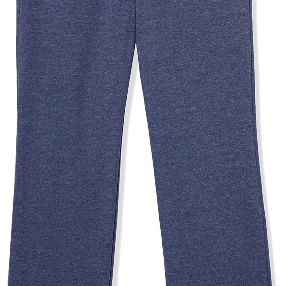 Elegant Women's Fleece Lounge Pants with Pockets - Plus Size Available in Navy