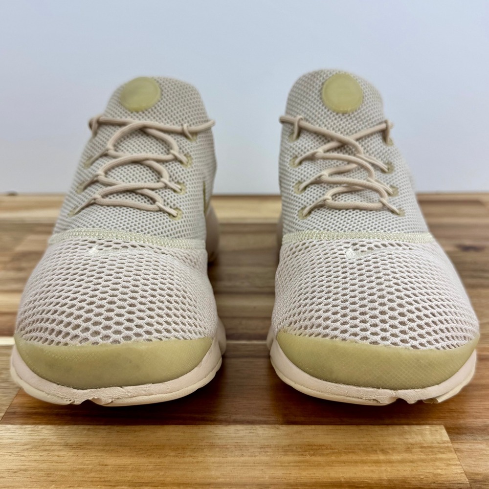 Nike Presto Fly Running Shoes Womens Size 7 Beige Gold Sneakers - Picture 3 of 10