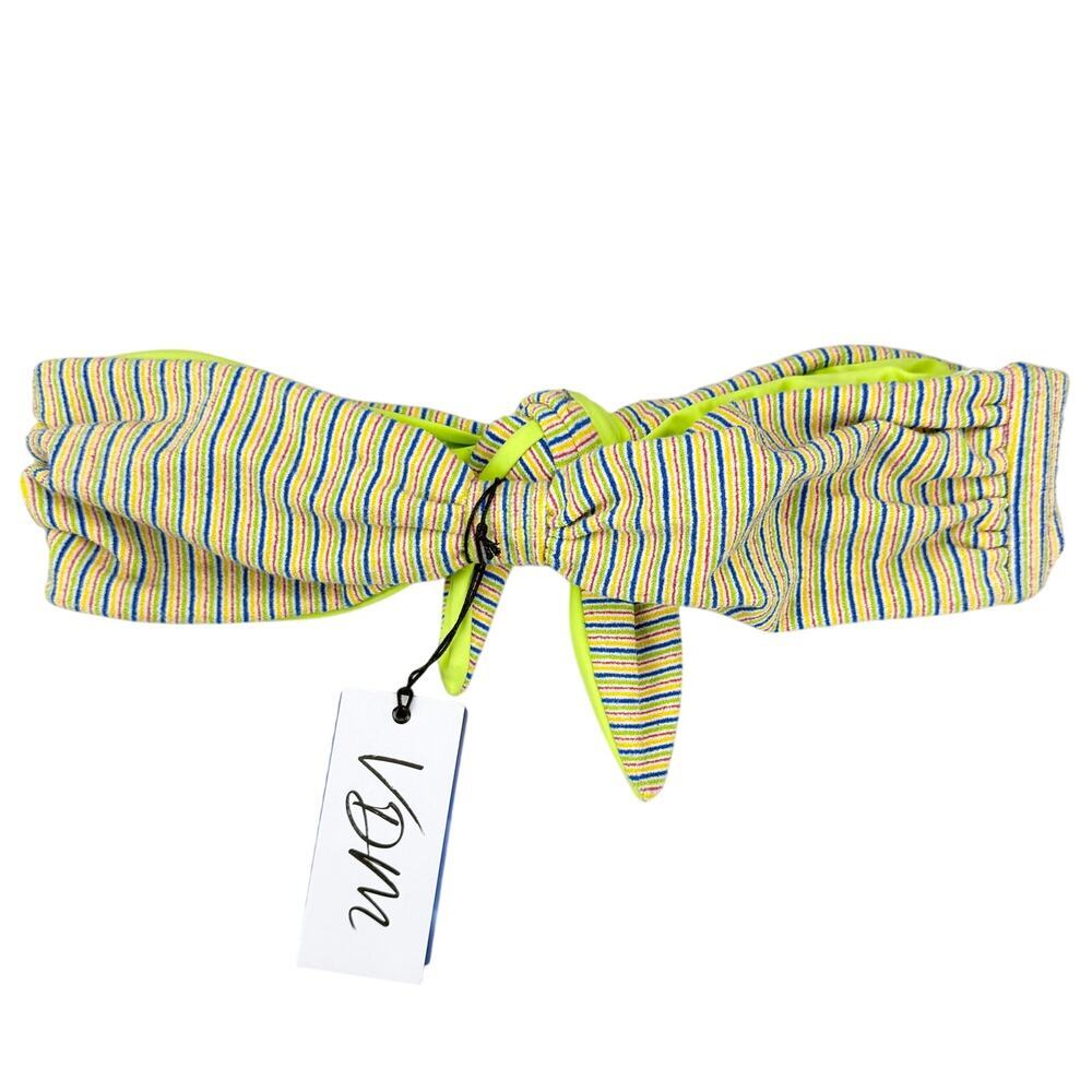 VDM The Label Bowie Tropicale Reversible Bandeau Sz Large - Picture 2 of 7