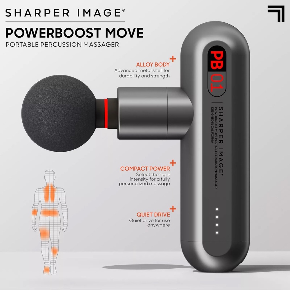 🆕 Sharper Image PowerBoost Move NWT - Picture 3 of 12