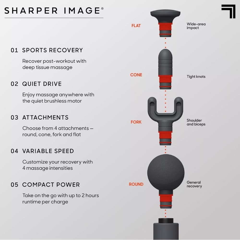 🆕 Sharper Image PowerBoost Move NWT - Picture 6 of 12