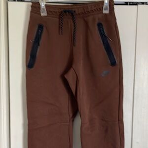 Nike Kids Brown Joggers with Black Details