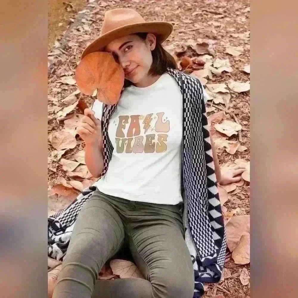 Nataly thyme fall vibes tee shirt