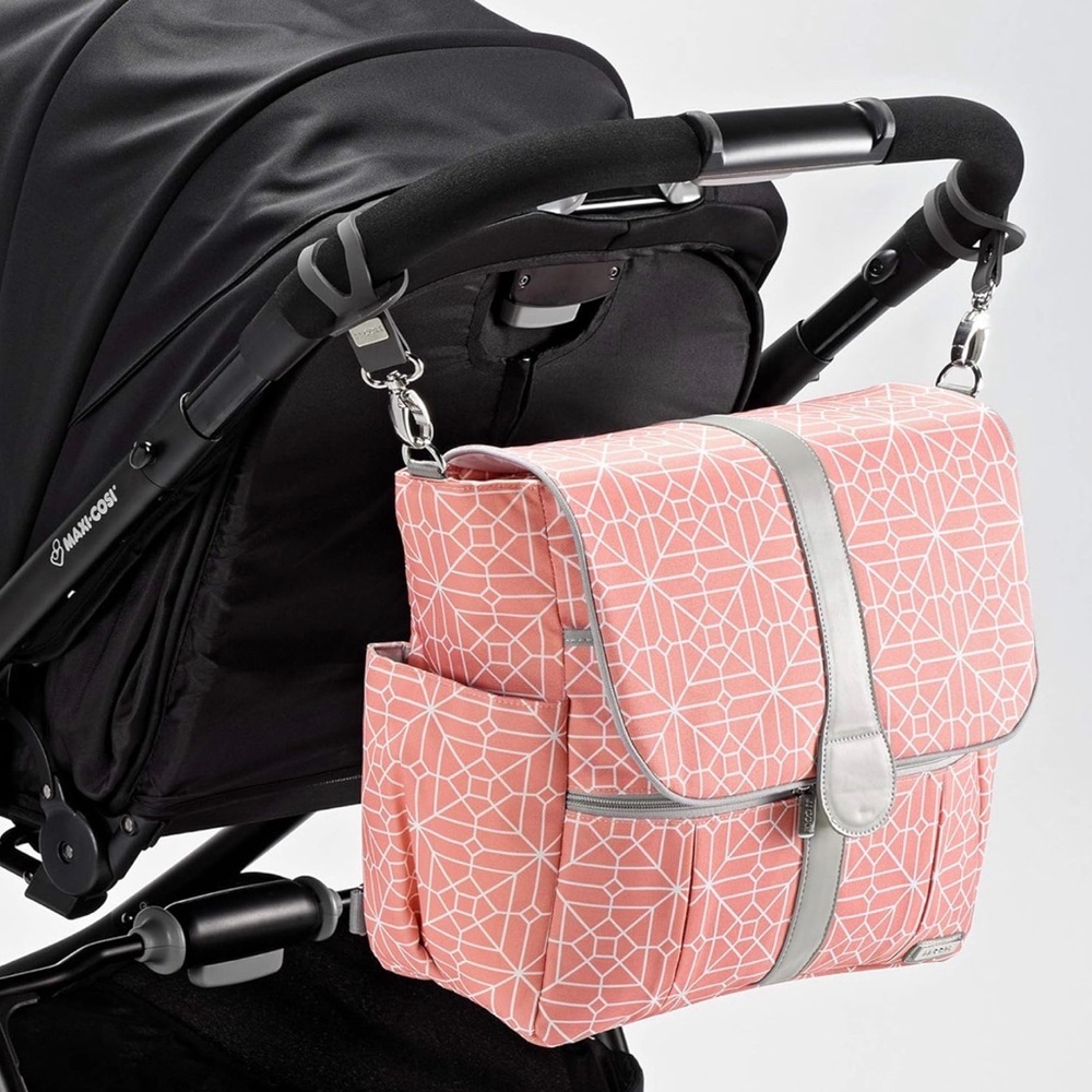 JJ COLE BACKPACK DIAPER BAG GRAY HEATHER - Picture 3 of 10