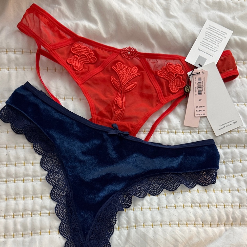 Victoria’s Secret MYSTERY Bundle - two panties thong or cheeky - SMALL - NWT