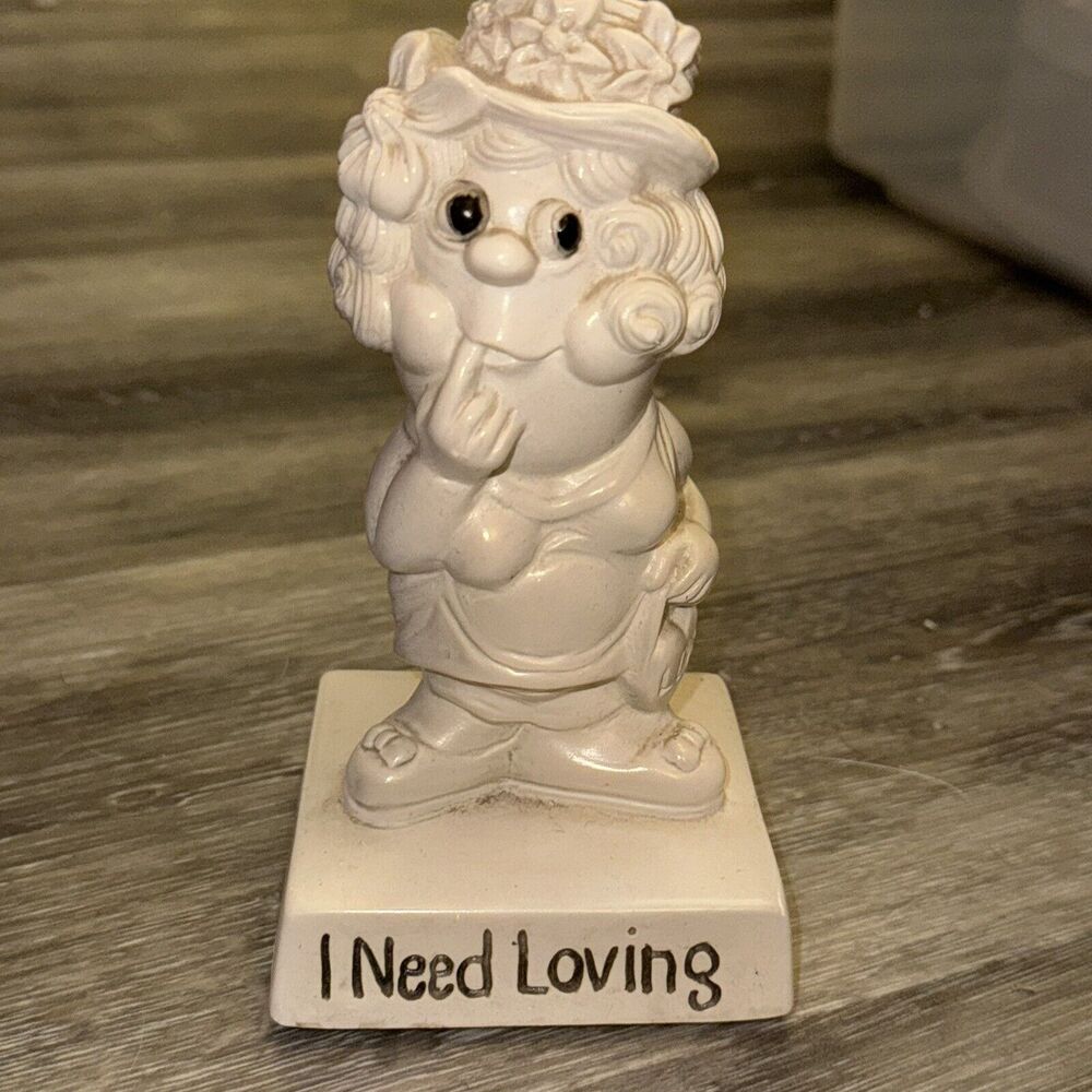 Vintage‎ R & W Berries "I Need Loving" Figurine 1970